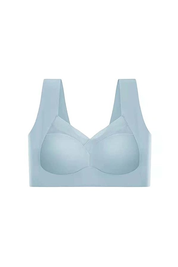 HANXIULIN Soutien-gorge balconnet pour femme - Sans armatures - Grande taille - Coupe confortable - Bustier - Lingerie - Bust