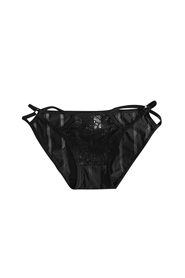 Culotte Dentelle Sexy pour Femme sous Vetements Sexy à Taille Basse Minceur Amincissante Culottes Culotte Triangle Sexy en Ma