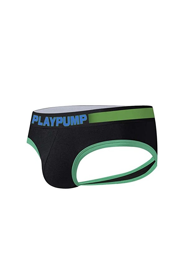 2022 Sous-vêtements pour homme Tanga Sous-vêtements No Physical Lines Sous-vêtements de sport en soie pour homme, vert, L