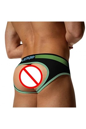 2022 Sous-vêtements pour homme Tanga Sous-vêtements No Physical Lines Sous-vêtements de sport en soie pour homme, vert, L