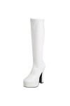 Pleaser ELECTRA-2000Z WHT STR Pat UK 6 EU 39 
