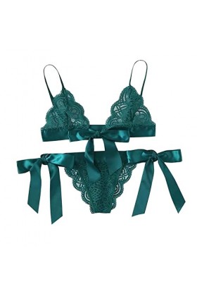 Lingerie Erothique Sexy, Femme avec Nœud Papillon en Trois Points Et Combinaison Deux Pièces Fendue Body Sexy Érotique Mini J