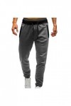 Dinnesis Sports Jogging avec Poches Élastique Mid Casual Pantalons Taille Stable Homme Pantalon de Randonnée Homme Pantalon, 