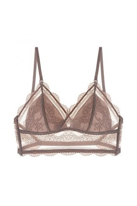 Lingerie Sexy Femme Coquine Hot Grande Taille Femmes sans Anneau en Acier français Sexy Dos Ouvert Beau Dos en Forme de U Sou