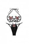 liaddkv Nose Soutien-gorge sexy pour la nuit, Noir , L