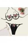 liaddkv Nose Soutien-gorge sexy pour la nuit, Noir , L