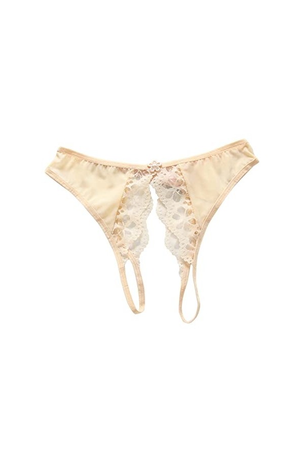 String Sexy Chic Ficelle, Erothique pour Femme Culottes Dentelle Lingerie Sexy String Tring Femme Sexy Chic Ficelle Ouvert So