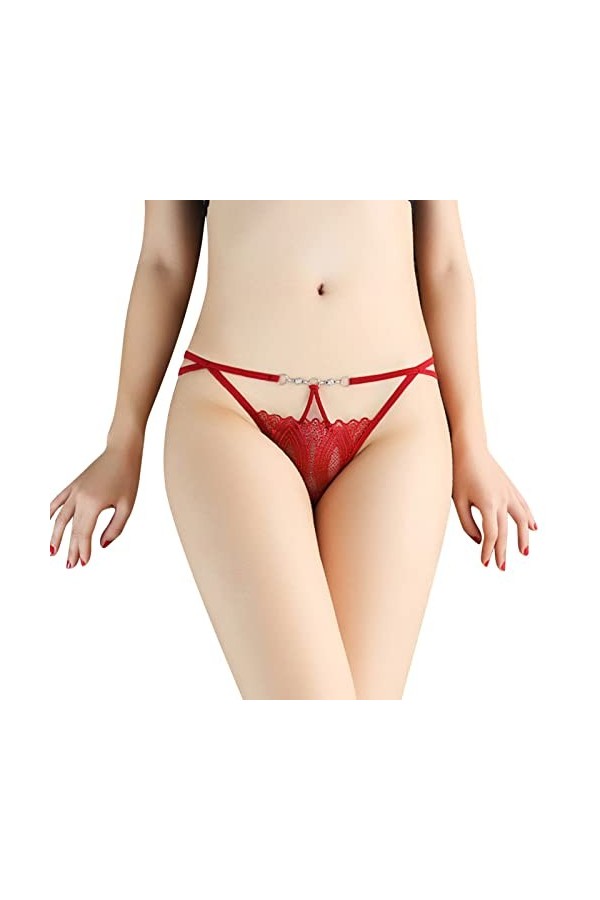 Culottes Dentelle Respirant pour Femmes Tanga Sexy Strings et Tangas en Dentelle Culotte Shorties Femmes Dentelle Lingerie Se