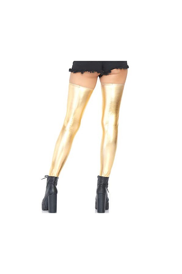 Leg Avenue 6901 Bas Effet Mouillé Or -M/L Eur 42-44