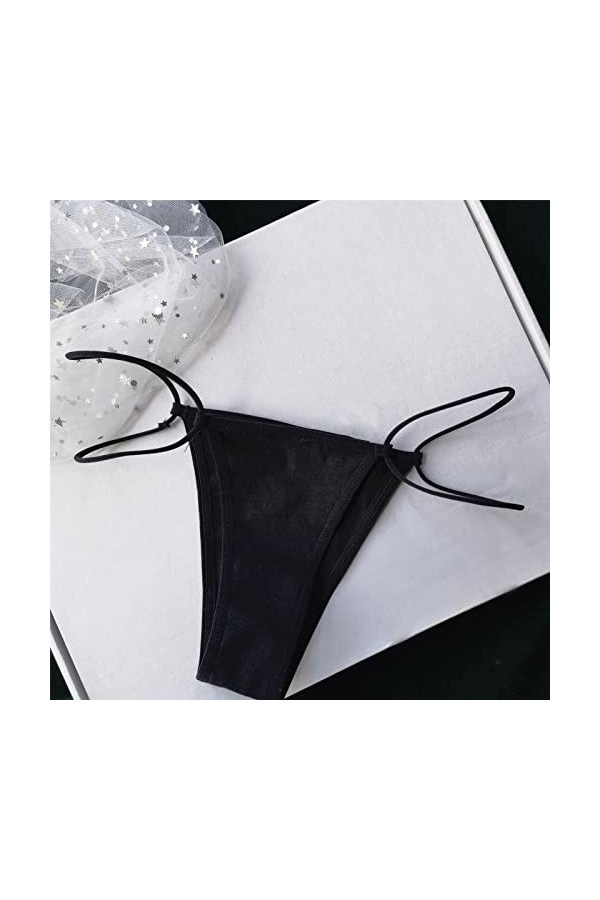 Culottes Femme sans Couture Slips Soie Glacée Culotte Sexy en Dentelle pour Femme Taille Haute Culotte sous Vetements Slips S