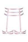 Harnais punk pour femme,Porte-jarretelles,Bas de jambe,Tour de taille,Sangle en cage,Cadre,Lingerie,Pentagramme,Gothique,Hall
