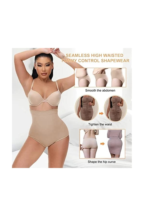 Culotte Femme Taille Haute Slips Elasticité Tangas rayés Taille Haute personnalisés No Show Tongs personnalisées Culottes Str