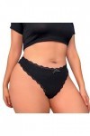 Générique Culotte Femme String Femme Culottes Taille Basse Slips Stretch Coquin Hot Plus Taille String Lingerie sous-Vêtement
