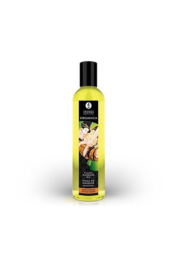 Shunga Huile de Massage Biologique Thé Vert 250 ml