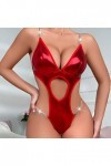 Mini Robe Lingerie Femme sous-VêTement Col V Profond Mode Sexy Tenue Femme Party soirée Grande Taille Dentelle Vêtements De N