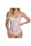 Générique Nuisette Sexy Femme Érotique Ouverte Babydoll Sexy Hot Push Up Mini Robe Sissy Érotique Night Wear Dentelle Lingeri
