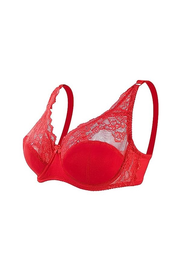 Lingerie Femme Sexy Ensemble Homme Sexy Hot y26k Soutien-Gorge en Dentelle de Grande Taille réglable pour Femme avec Anneau e