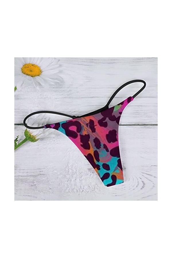 Viunychn String String pour femme - Sous-vêtements en dentelle - Sous-vêtements sexy - Sous-vêtements sexy pour femme - Rouge