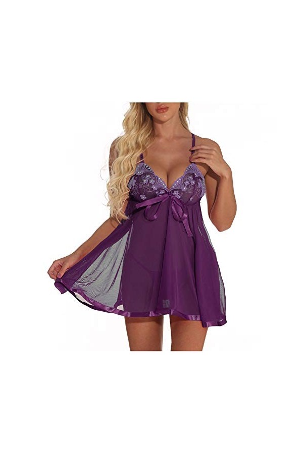 Générique Lingerie Et Vêtements Sexy Erotisme Mini Robe Sissy Érotique Teddy Body Nuisette Slutty Hot Fonds De Robe Dentelle 