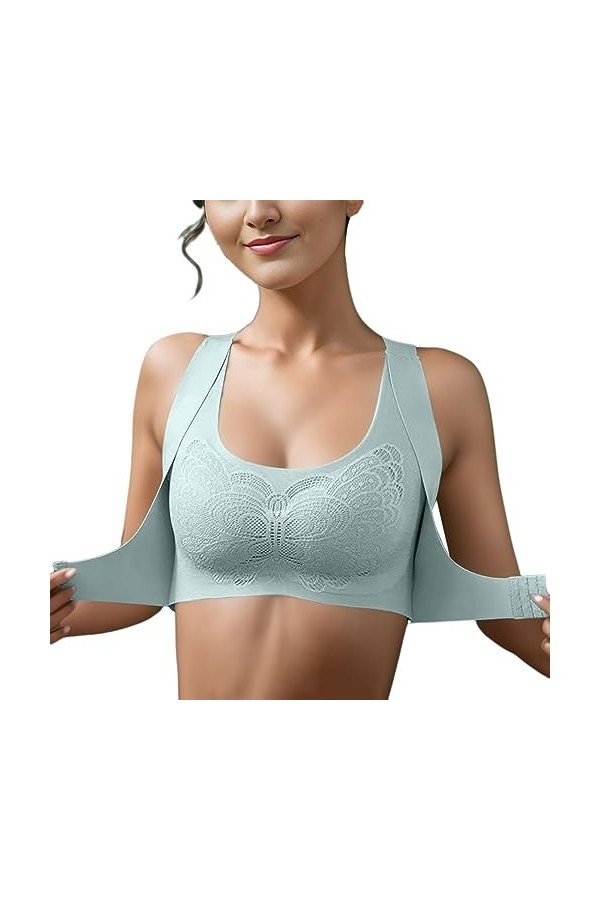 SUPTTING Soutien-Gorge de Correction du Dos Voûté Ajustement Ajustable Procurant Soutien Rassemblement et Confort Style Débar