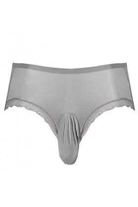 Générique String Homme Sexy Hot Dentelle Slips Boxer sous-vêtements Sexy sans Couture pour Hommes en été Ultra Thin Ice Silky