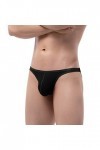 Générique String Homme Sexy Hot Dentelle Slips Boxer Hommes Solide Couleur Sexy Respirant Taille Basse Tricoté Maille String 
