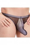 Générique Boxer Homme Maillot de Bain Sexy Briefs Thong Slip Homme String Maille Culotte Respirant vêtements Amusants Nez dé