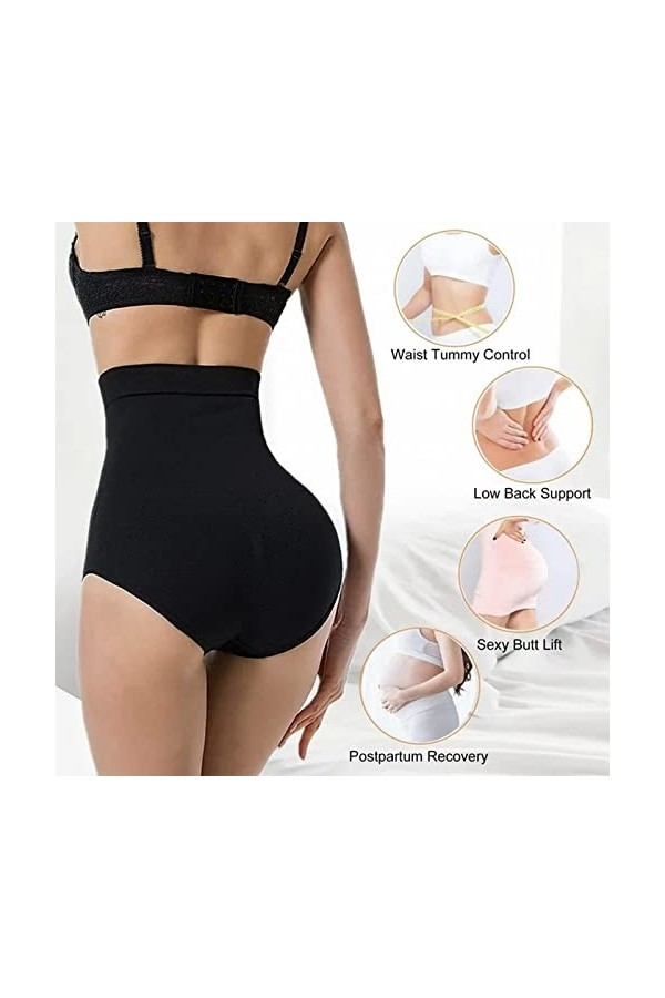 Culotte Femme Taille Haute Slips Elasticité Tangas rayés Taille Haute personnalisés No Show Tongs personnalisées Culottes Str