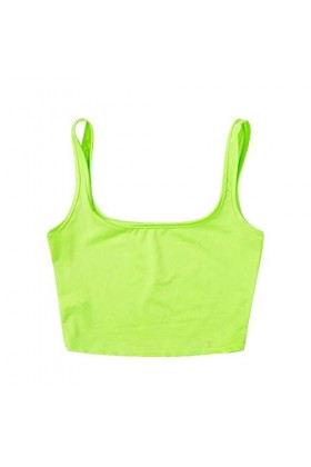 WhOpro Penthouse Lingerie Femmes Poitrine Rembourré Débardeur Court Sans Manches Mouvement Mode Femmes Casual Gilet Cosplay L