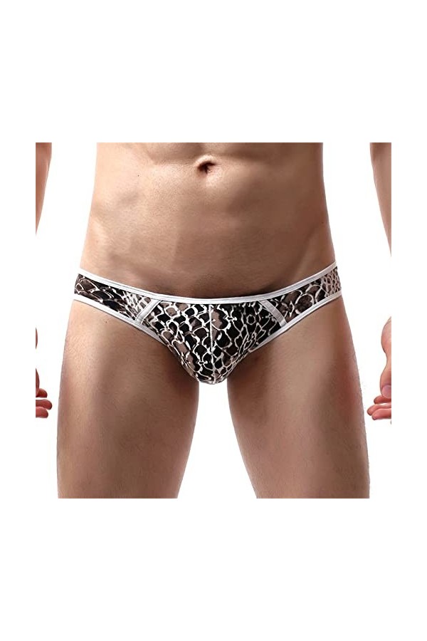 String Homme Sexy Hot Dentelle Slips Boxer Sous-vêtements Sexy de couleur unie pour hommes en Nylon taille basse sous-vêtemen
