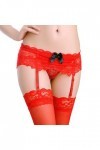 Générique Collant Sculptant Gainant, Collant Taille Haute Haut Dentelle Femmes Thigh-Highs Suppender Bas Ensemble jarretière 