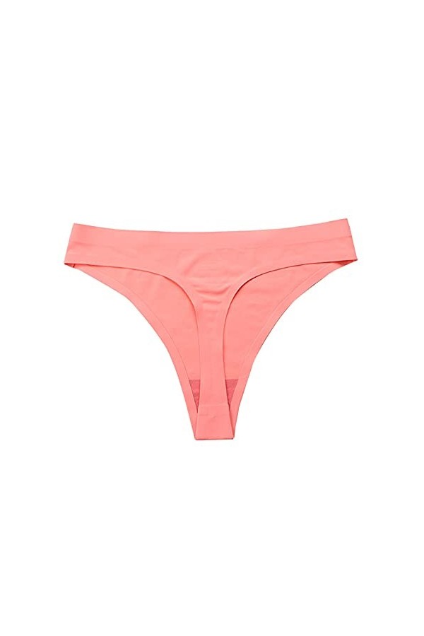 Hipster Sous-vêtements pour femme Culotte brésilienne Culotte sans couture String Coton Sous-vêtements Couleur chair Femme Sa