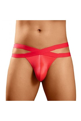 Sous-vêtements sexy en coton pour homme - Sexy et respirant, rouge, XXL