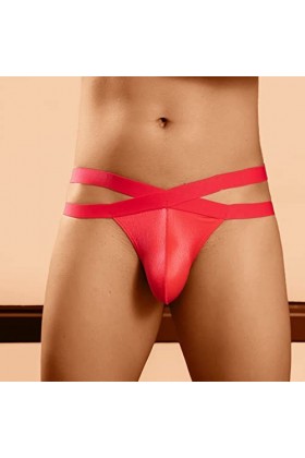 Sous-vêtements sexy en coton pour homme - Sexy et respirant, rouge, XXL