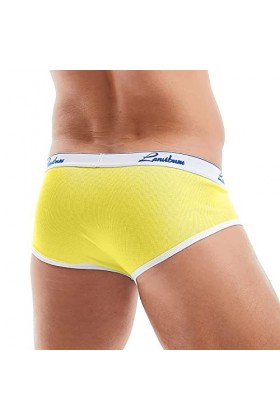 Sous-vêtement sexy pour homme, jaune, M