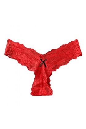 MKIUHNJ Slip Femme Sexy String Pour Femmes Culotte Dentelle Creux Sous-vêtements Crochet Haut Sexy Panties Dentelle Set 3, ro