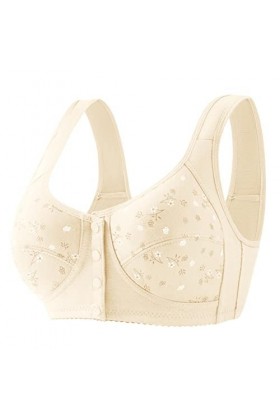 HANXIULIN Soutien-gorge en coton pour femme - Sans armatures - Avec rembourrage léger - Multiway Plunge - Sans doublure - Sou