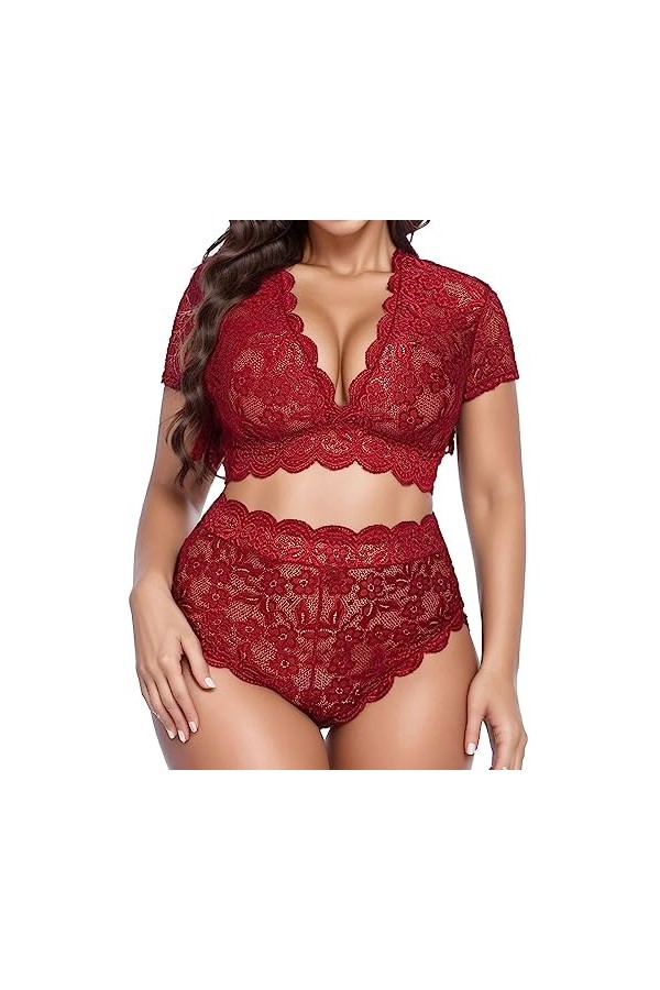 Lingerie Femme Sexy Ensemble Homme Sexy Hot y20k Lingerie 2 pièces Grande Taille pour Femmes Ensembles de sous-vêtements Sout