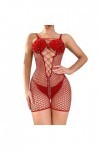 Lingerie Femme Sexy Ensemble Homme Sexy Hot y27k Robe en Maille de Chaud Sexy de Couleur Unie pour Femmes sous-vêtements Amus