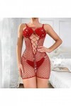 Lingerie Femme Sexy Ensemble Homme Sexy Hot y27k Robe en Maille de Chaud Sexy de Couleur Unie pour Femmes sous-vêtements Amus