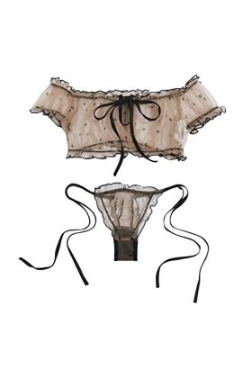 Vêtements De Nuit Femme Erotique Ensemble Soutien Gorge et String 2 Pièce sous-Vetements Sexy Lingerie Sexy Ensemble Dentelle