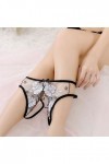 UOWEG Dames Bragas sous-vêtements Thong Mot Sexy Dentelle Femmes Briefs Pantalons Culottes Thong Lingerie Sexy Ouverte Entrej