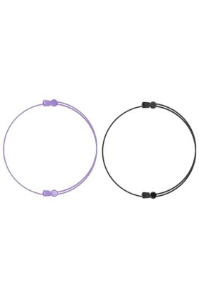 Porceosy Lot de 2 bandes élastiques réglables et durables pour vêtements confortables, l, taille unique