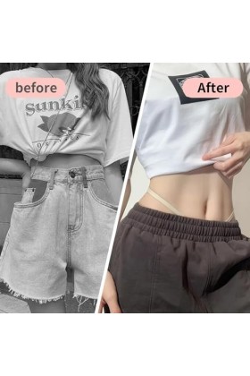 Porceosy Lot de 2 bandes élastiques réglables et durables pour vêtements confortables, l, taille unique