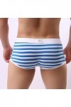 Pochette Sexy Striped Briefs Renflement Respirer sous-vêtements Shorts Slips Hommes sous-vêtements pour Hommes Strings Hot Se