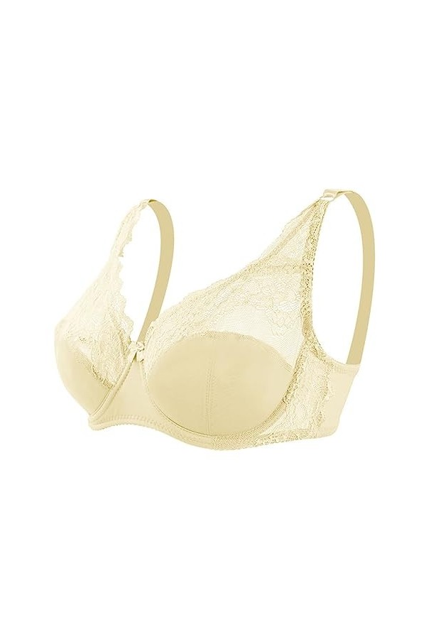 Lingerie Femme Sexy Ensemble Homme Sexy Hot y26k Soutien-Gorge en Dentelle de Grande Taille réglable pour Femme avec Anneau e