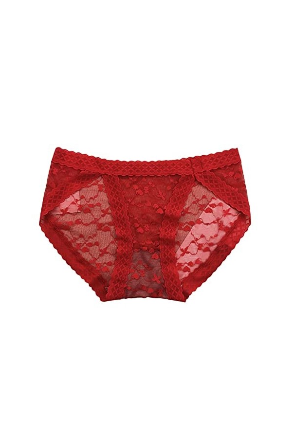 Florale Coutures pour Femmes Dentelle Sexy Culotte Culotte Sexy en Dentelle pour Femme Taille Haute Culotte Triangle Sexy en 