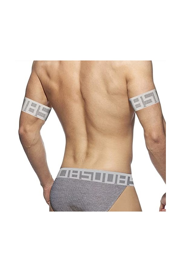 Boxer Homme Maillot de Bain Sexy Briefs Thong Sexy Sexy Populaire Hommes Punk Style All Cuff Hoop Sports Élastique Bras Annea