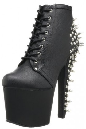 Pleaser FEARLESS-700-28 Blk Faux Leather/Blk Matte UK 9 EU 42 