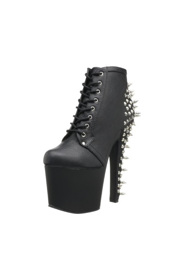 Pleaser FEARLESS-700-28 Blk Faux Leather/Blk Matte UK 9 EU 42 